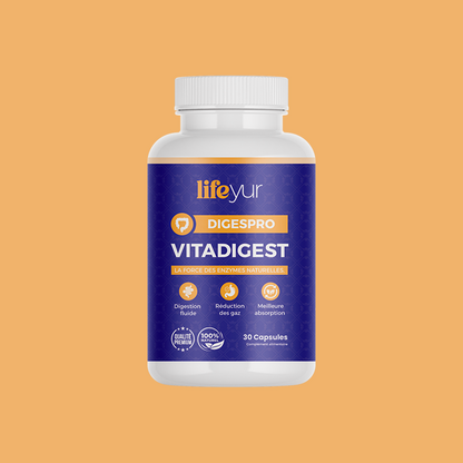 Digestion Plus – Complexe d'Enzymes Naturelles & Confort Intestinal
